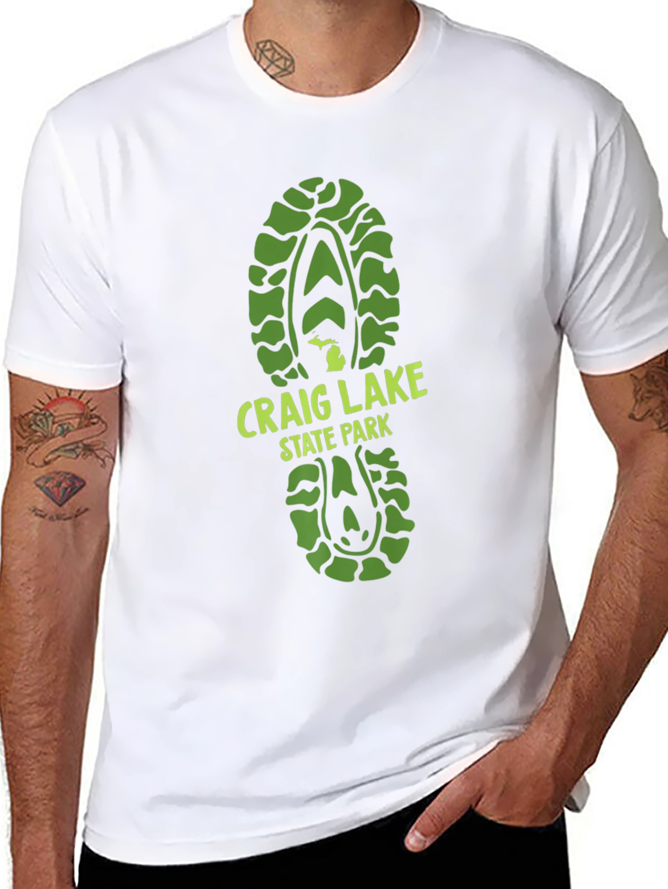 Craig Lake State Park Black T-Shirt