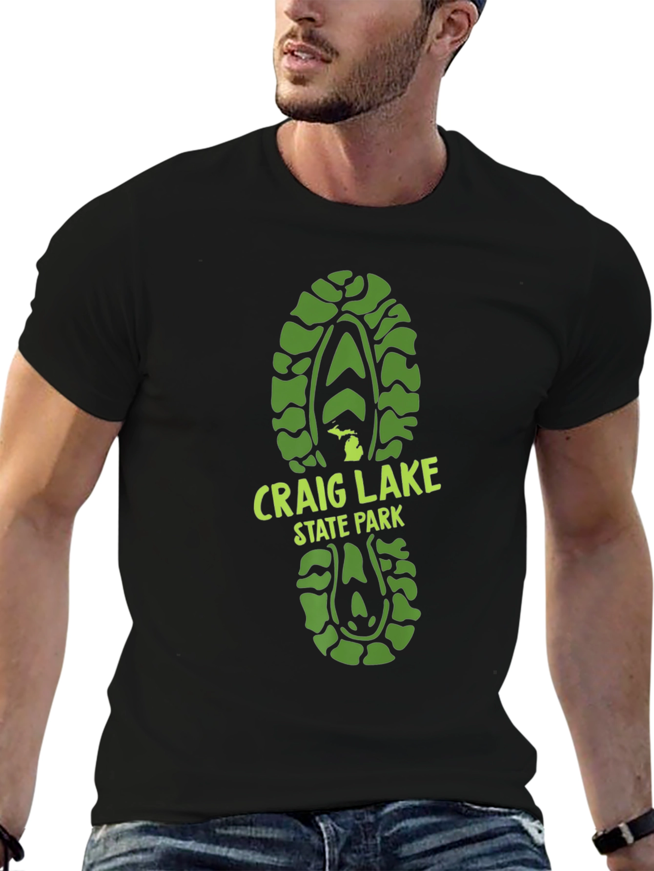Craig Lake State Park Black T-Shirt