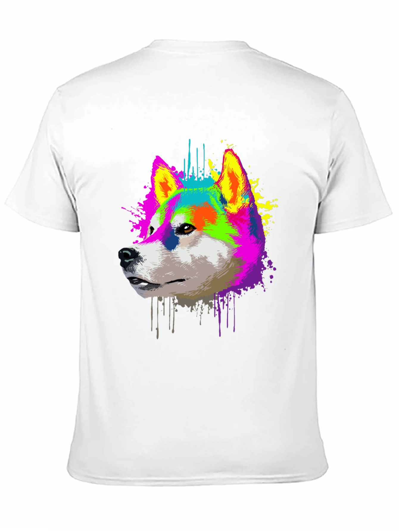 Vibrant Shiba Inu Graphic T-Shirt