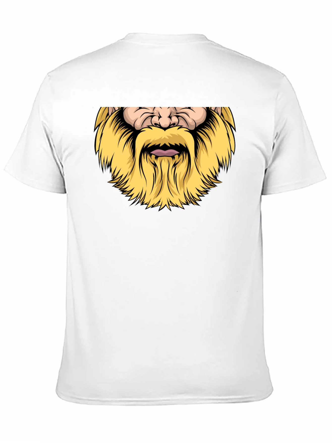 Viking Beard Graphic Black T-Shirt