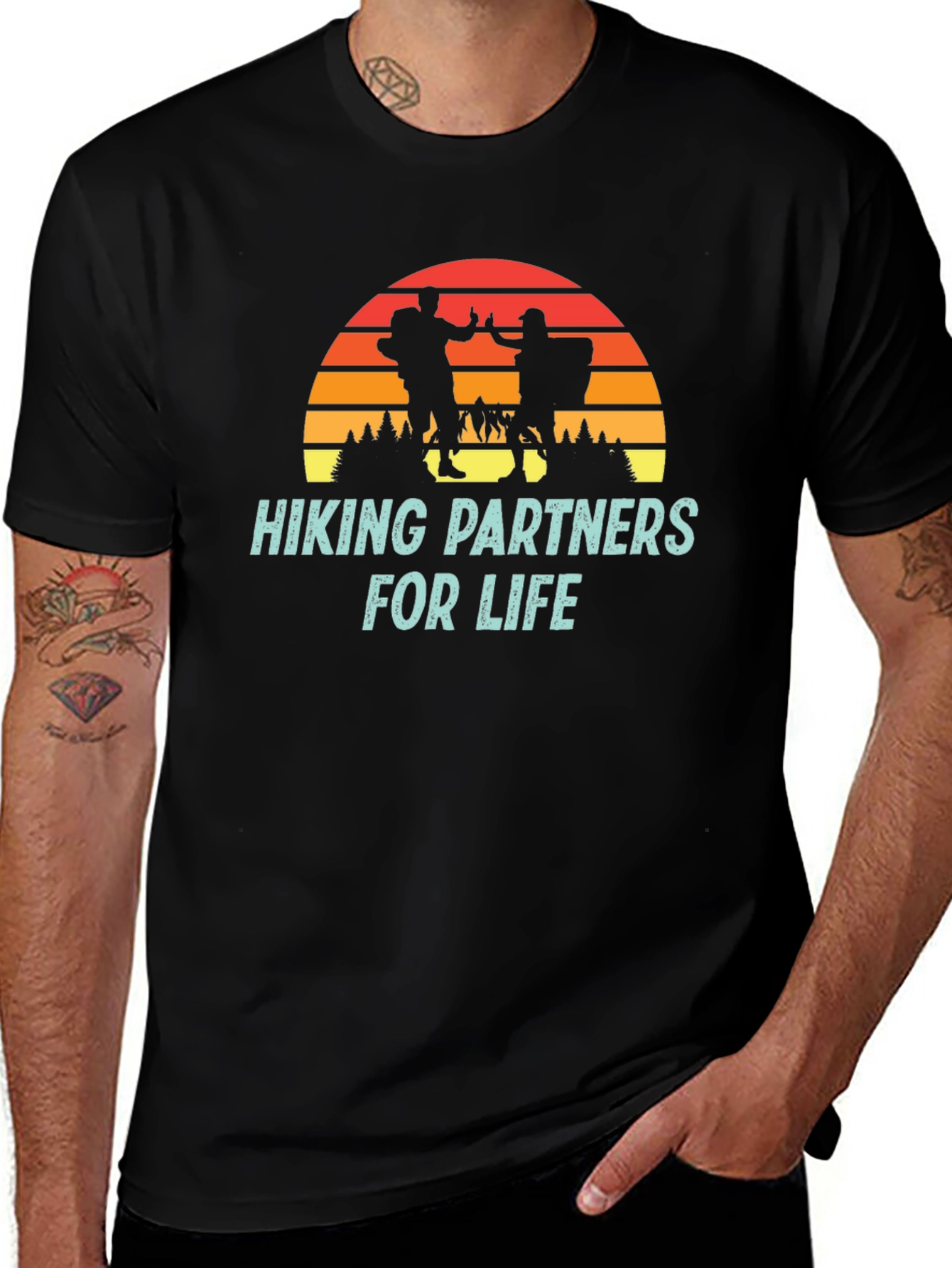 Hiking Partners For Life T-Shirt - Adventure Tee