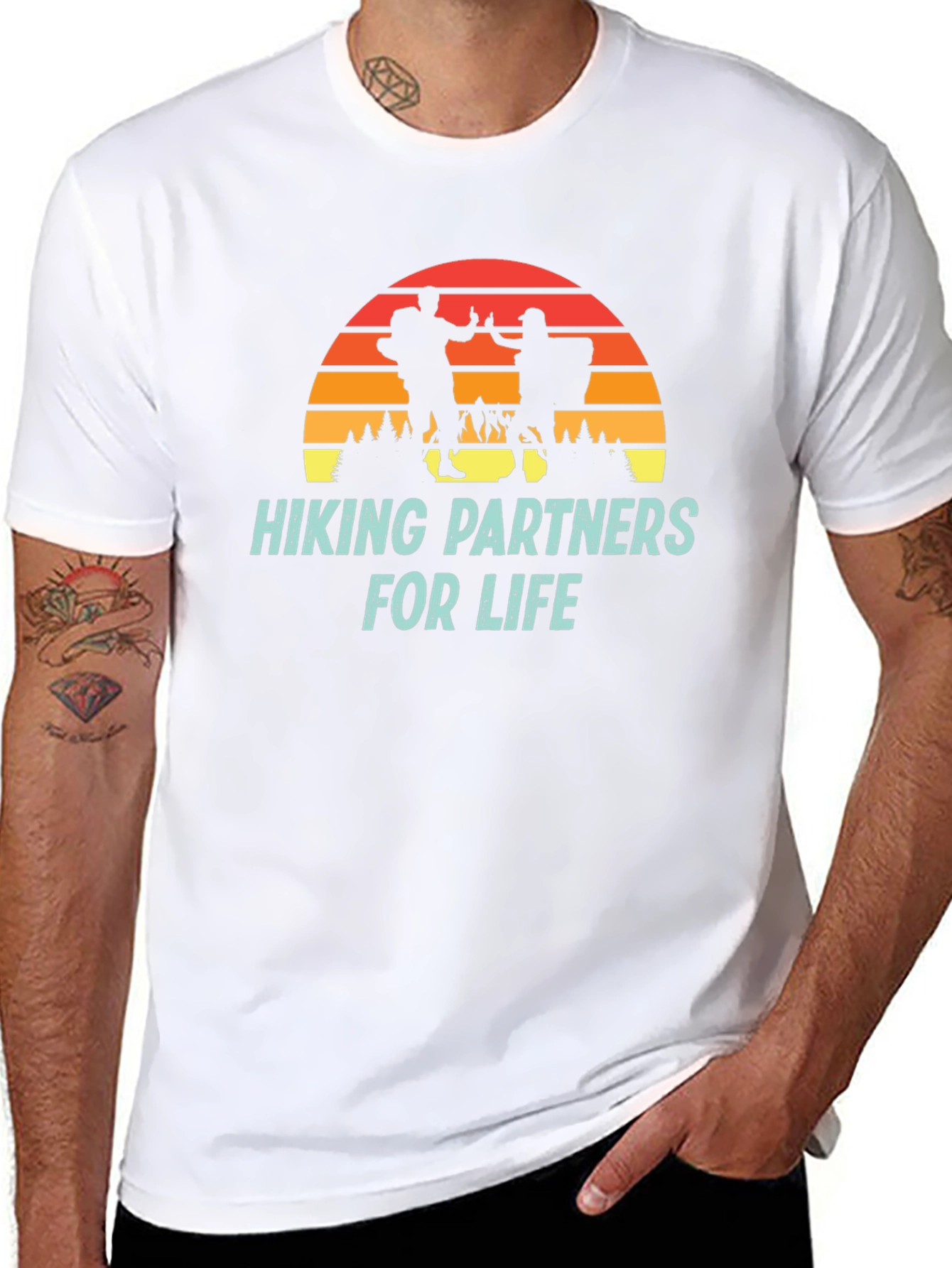 Hiking Partners For Life T-Shirt - Adventure Tee