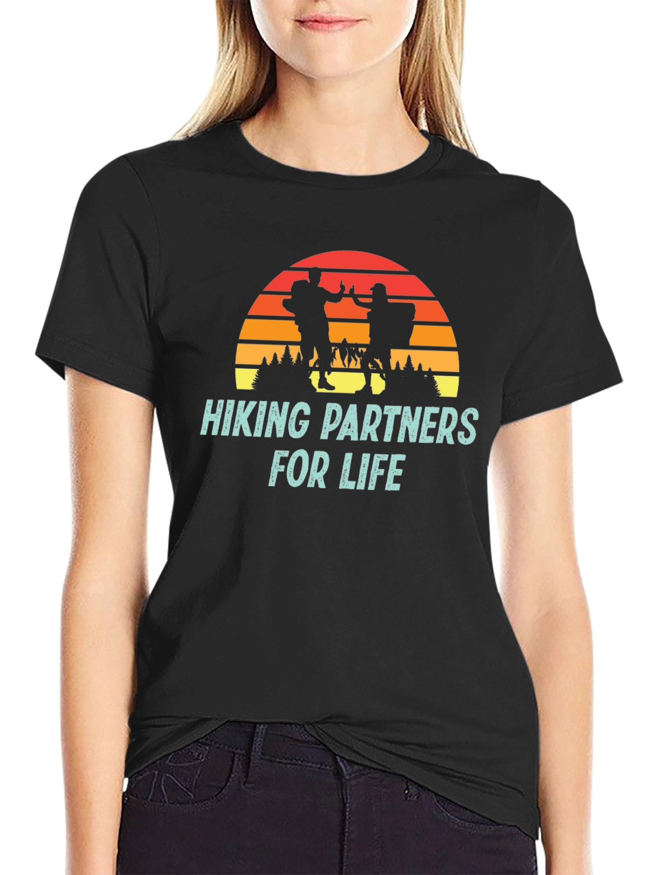 Hiking Partners For Life T-Shirt - Adventure Tee