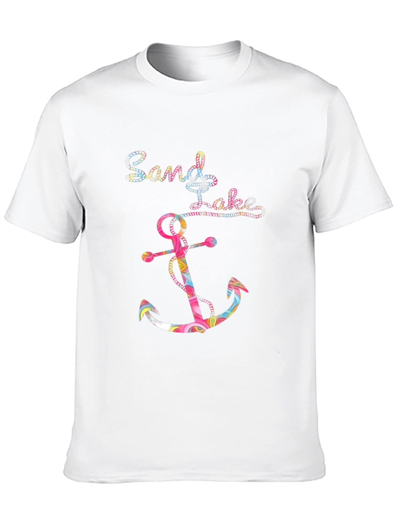 Sandy Lake Anchor Graphic Tee - Nautical Style