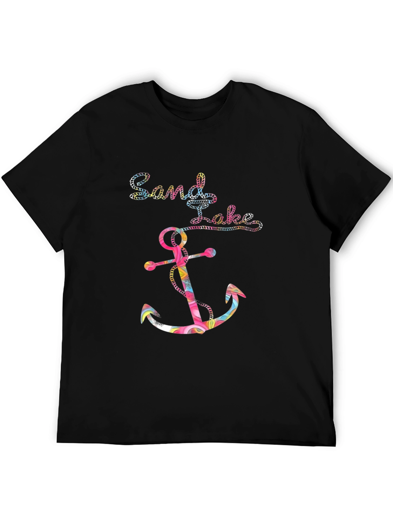 Sandy Lake Anchor Graphic Tee - Nautical Style