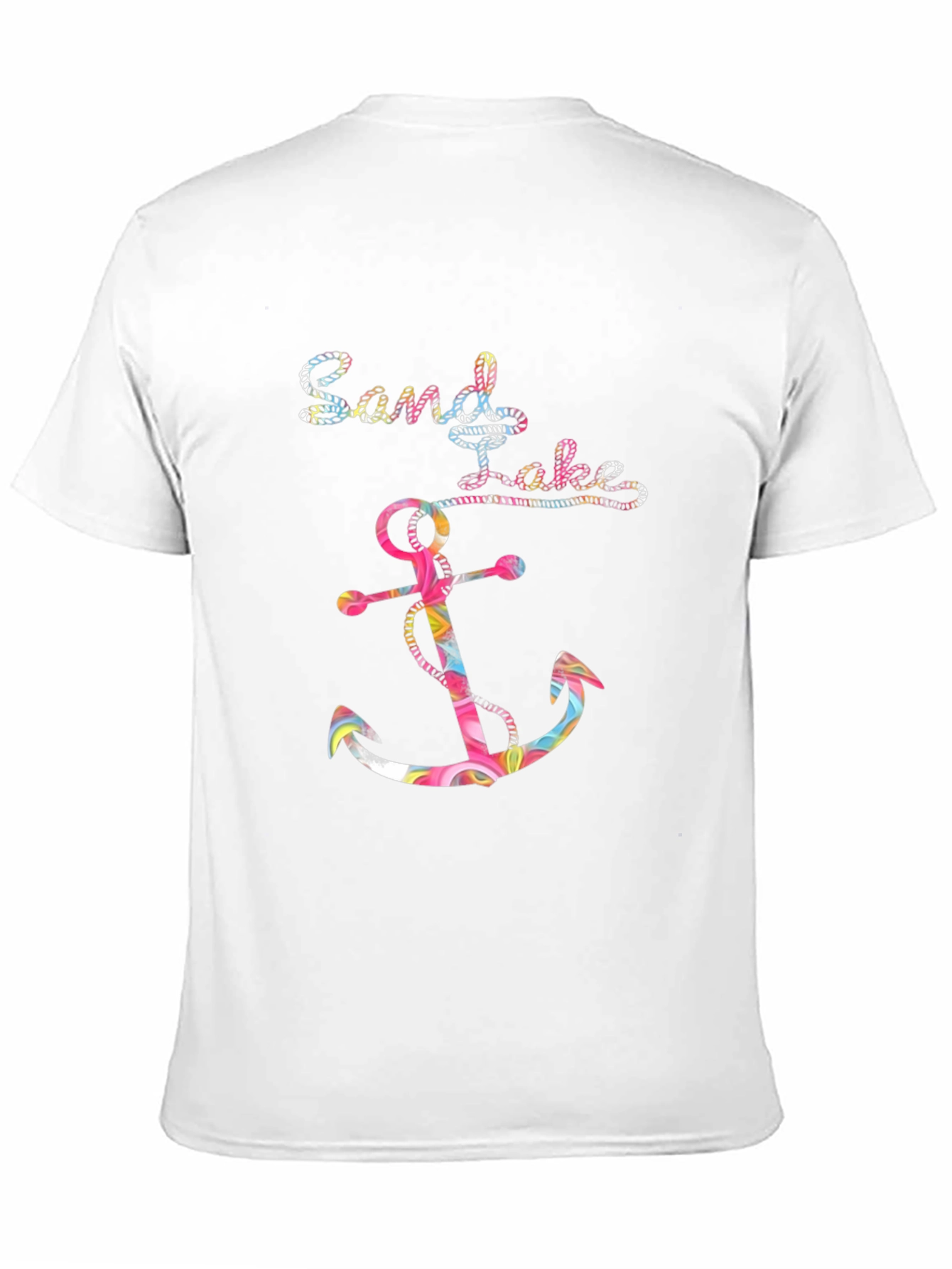 Sandy Lake Anchor Graphic Tee - Nautical Style