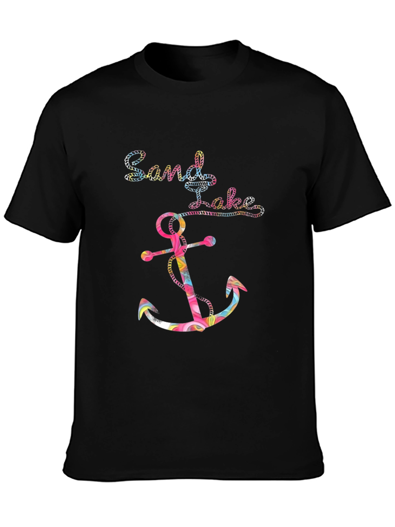 Sandy Lake Anchor Graphic Tee - Nautical Style