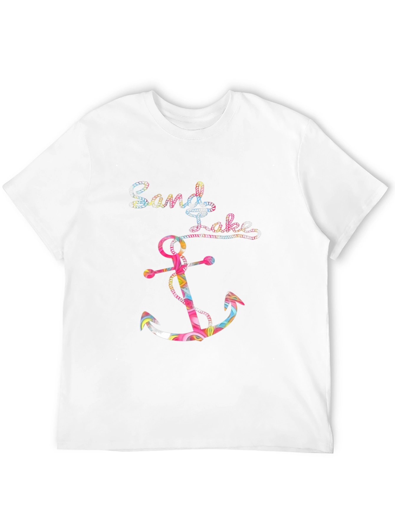 Sandy Lake Anchor Graphic Tee - Nautical Style