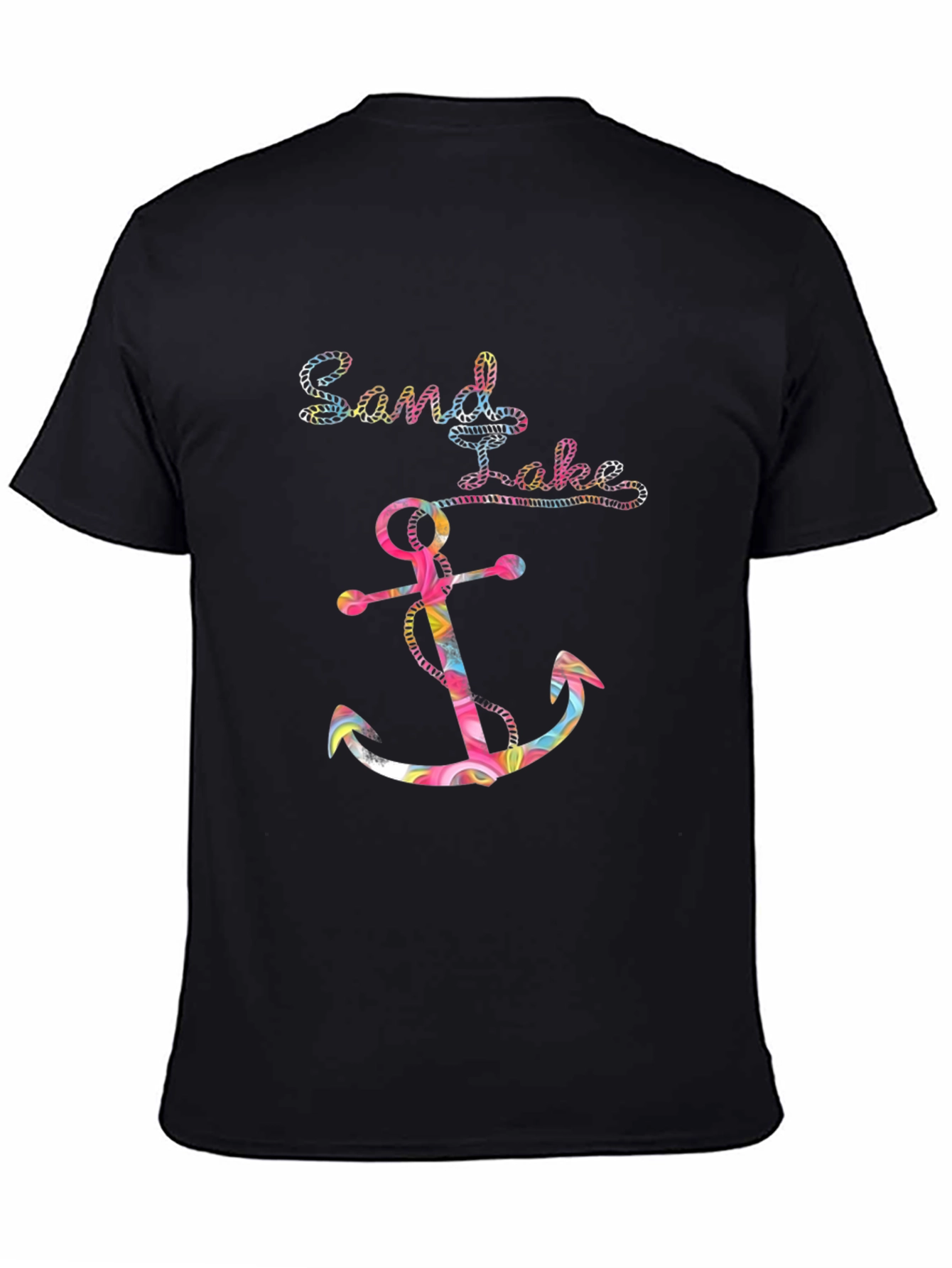Sandy Lake Anchor Graphic Tee - Nautical Style