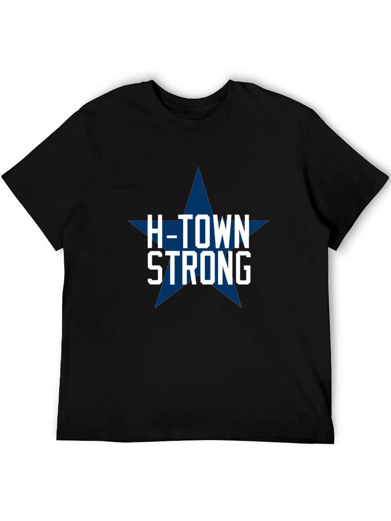 H-Town Strong Star Graphic Tee - Black