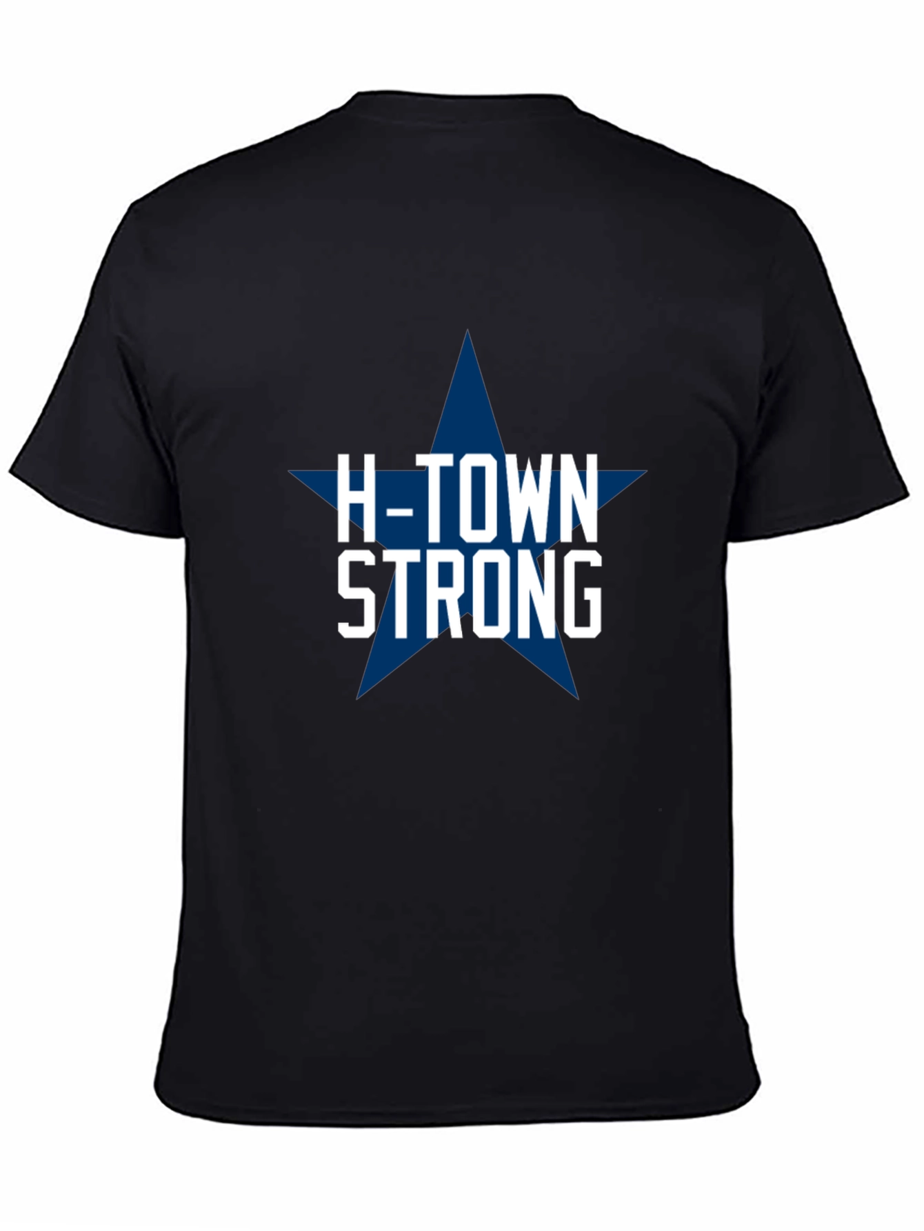 H-Town Strong Star Graphic Tee - Black