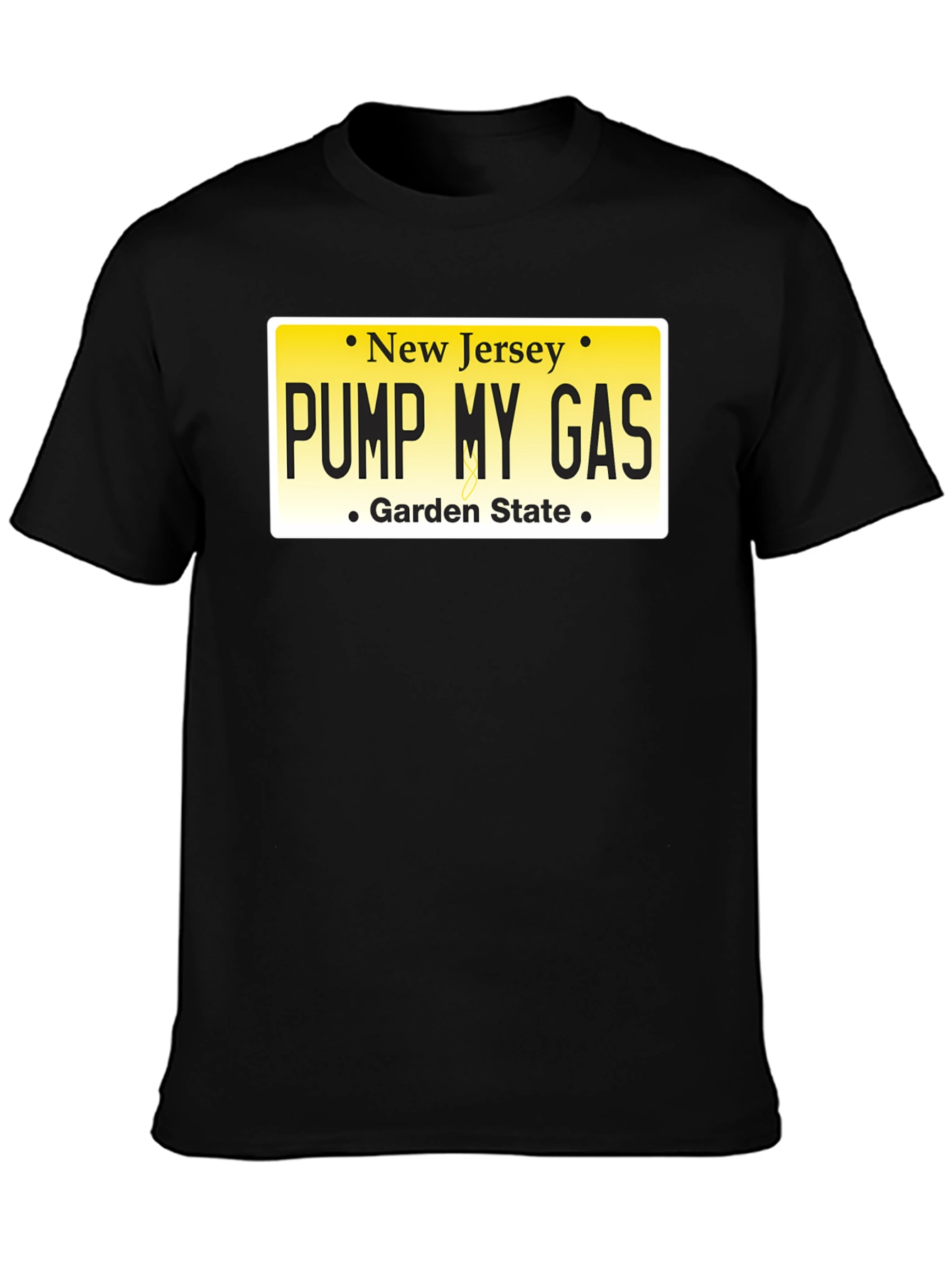 New Jersey Pump My Gas Black T-Shirt