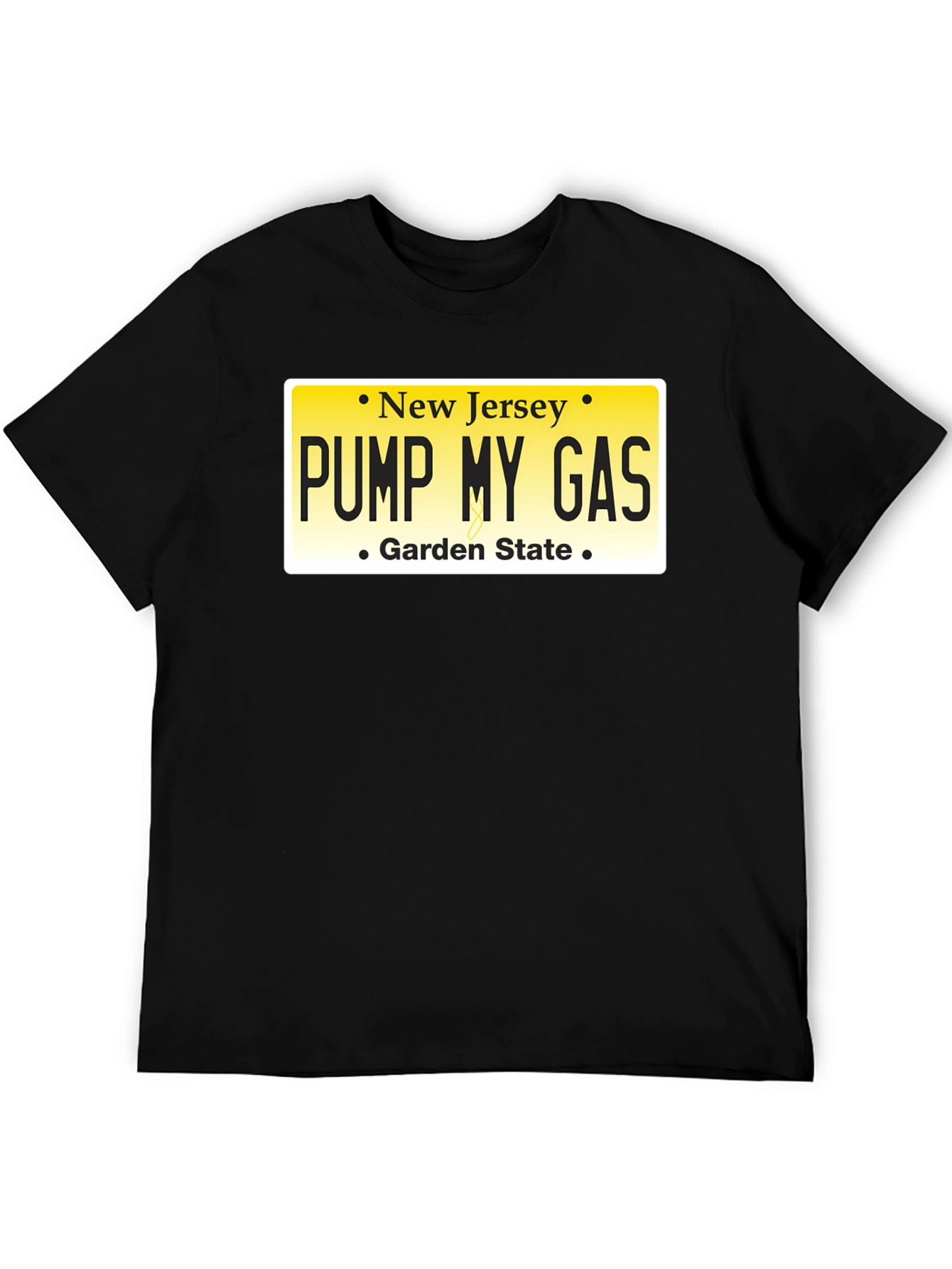 New Jersey Pump My Gas Black T-Shirt