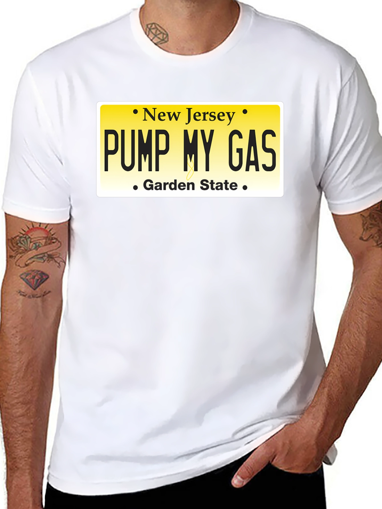 New Jersey Pump My Gas Black T-Shirt