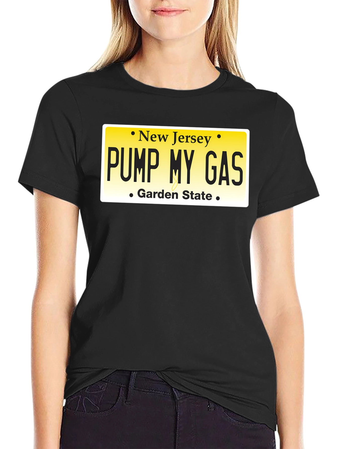 New Jersey Pump My Gas Black T-Shirt