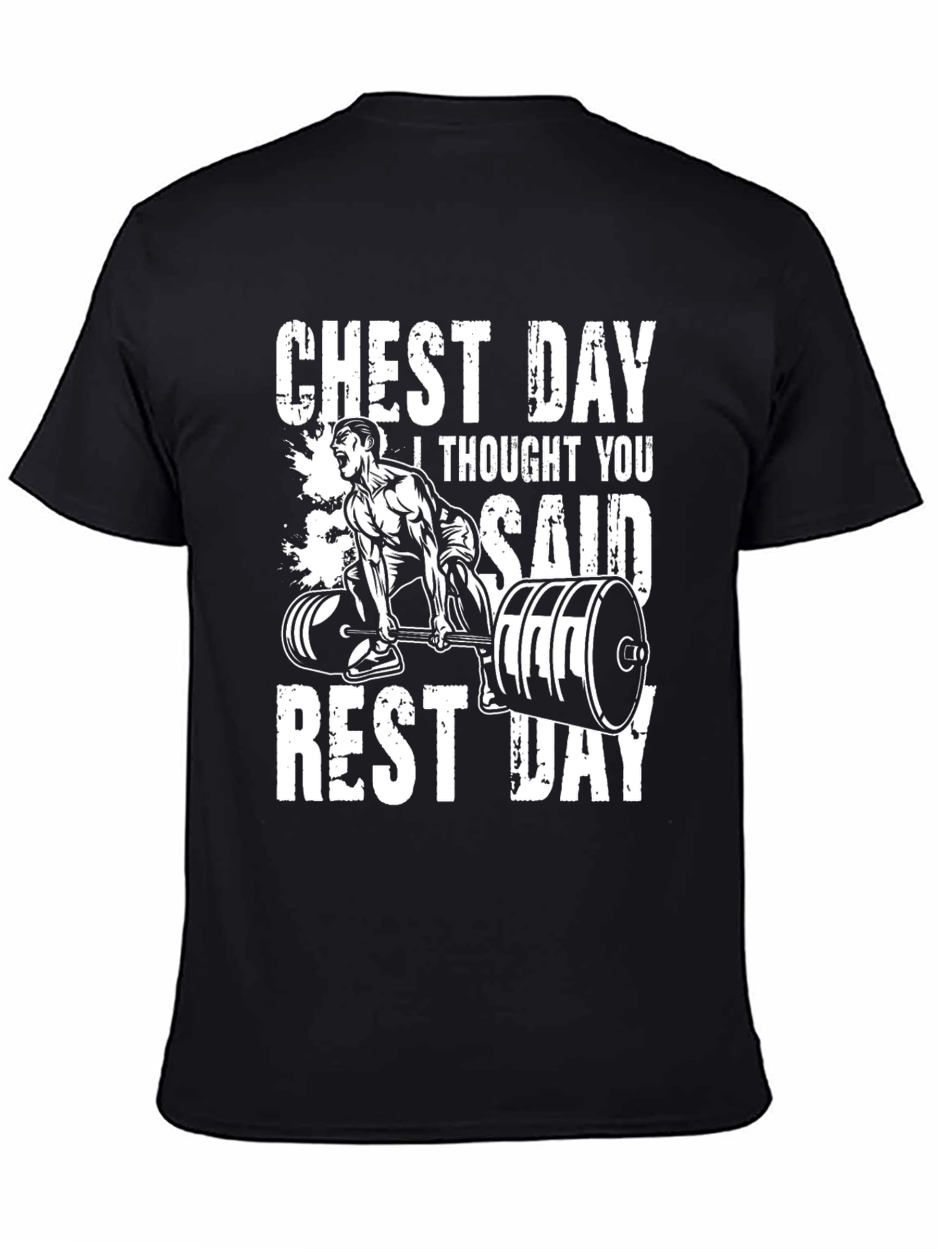 Chest Day Funny Workout Gym T-Shirt