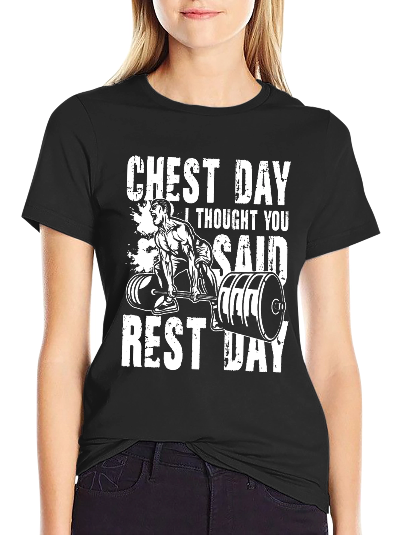 Chest Day Funny Workout Gym T-Shirt