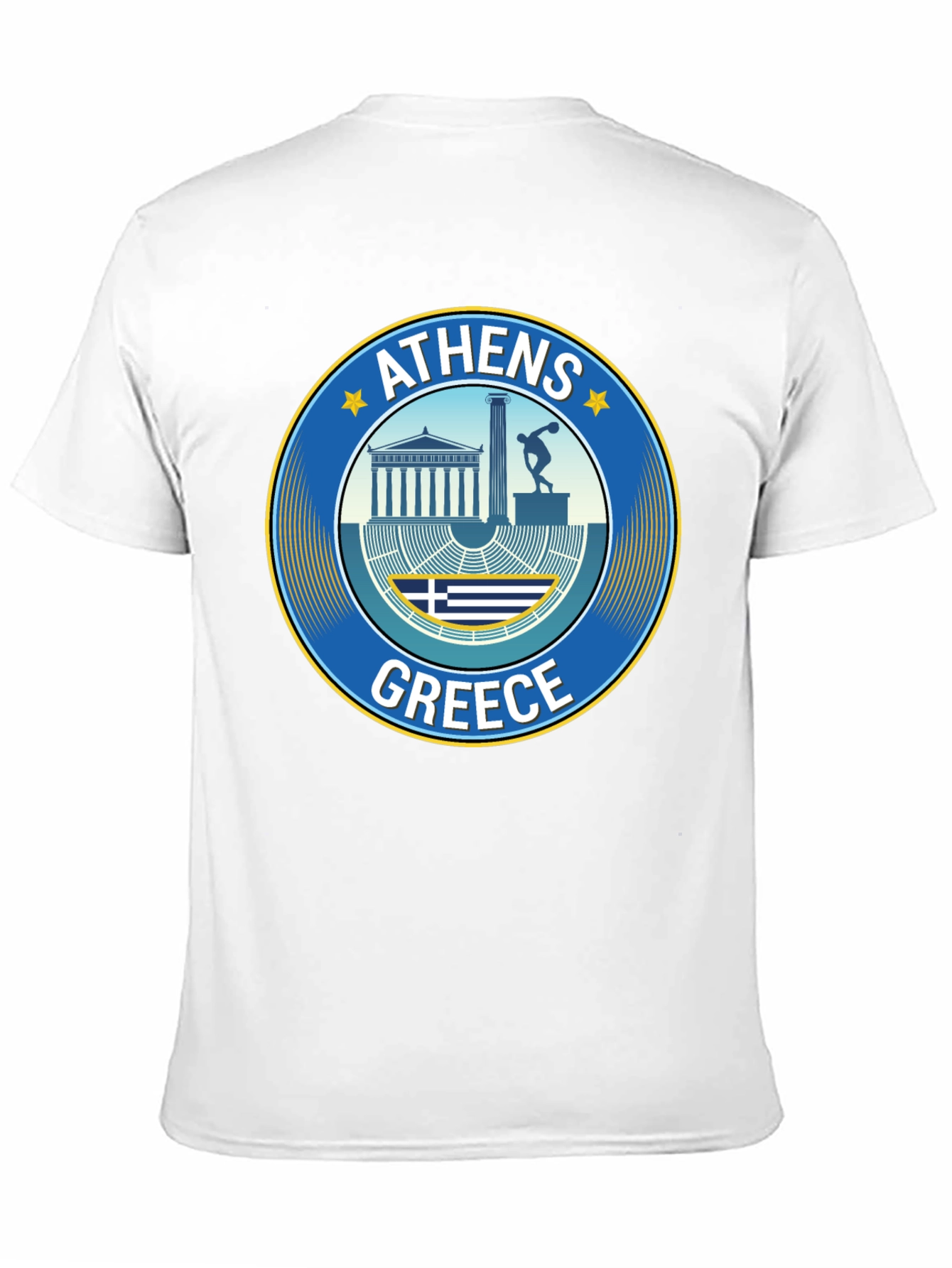 Athens Greece T-Shirt Souvenir Black