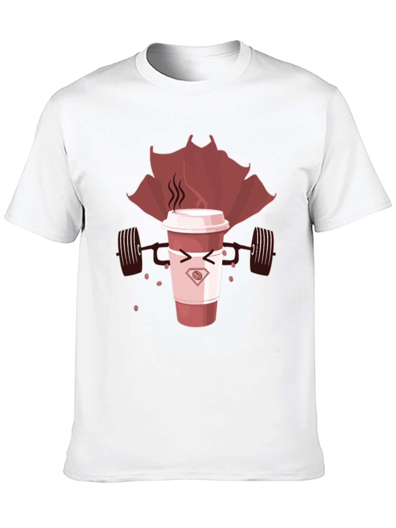 Superhero Coffee Black T-Shirt