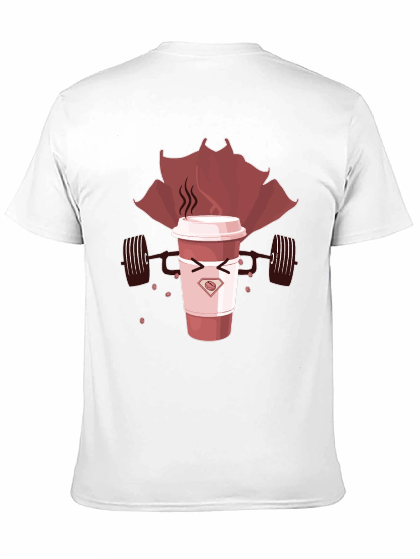 Superhero Coffee Black T-Shirt