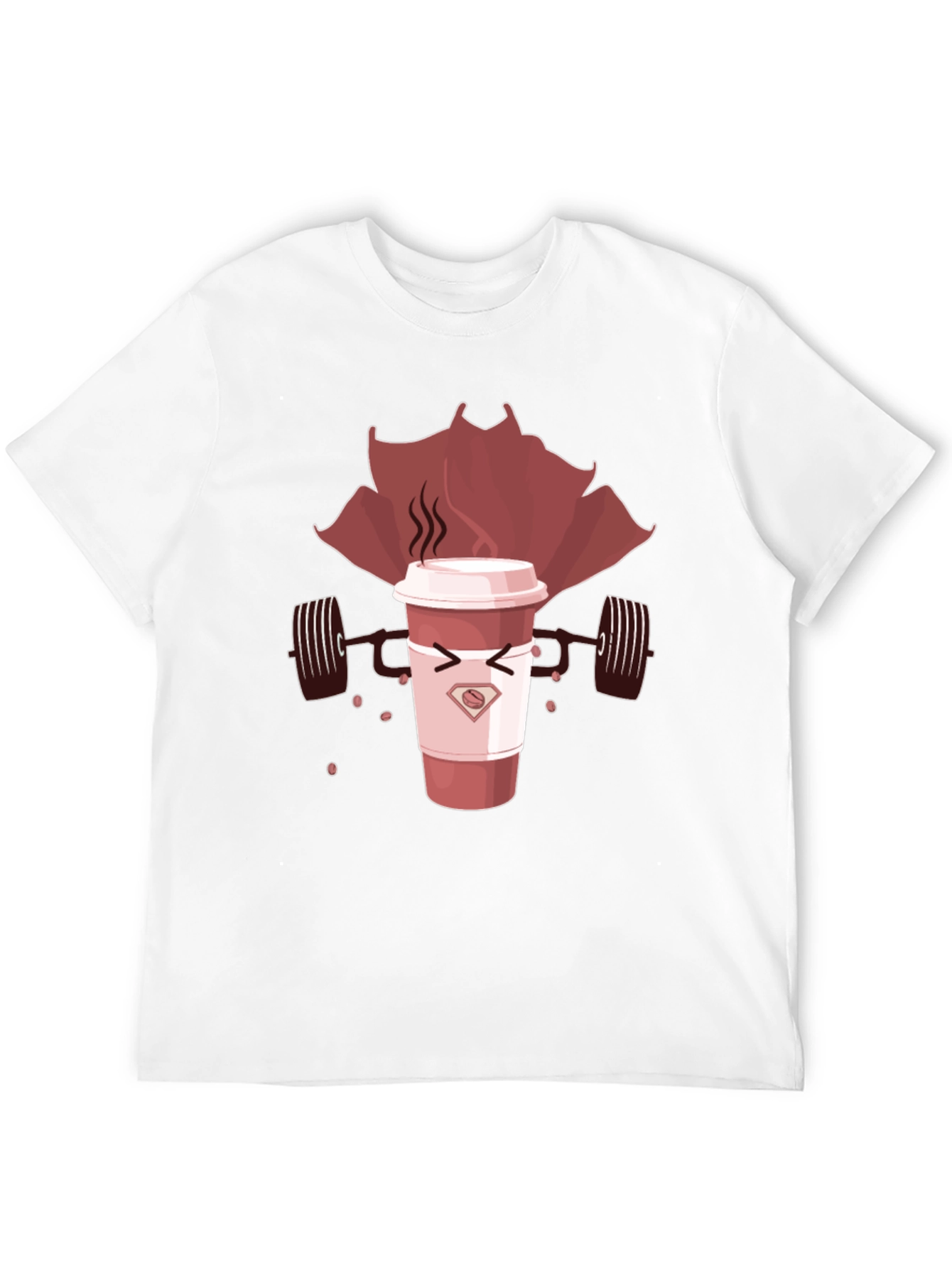 Superhero Coffee Black T-Shirt