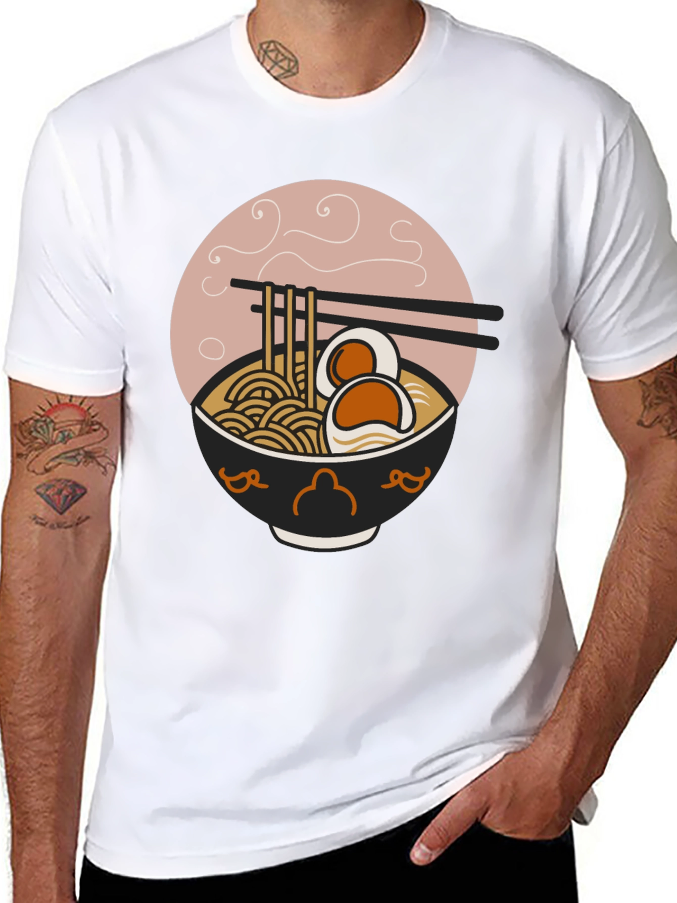 Ramen Bowl Graphic Tee - Stylish & Trendy