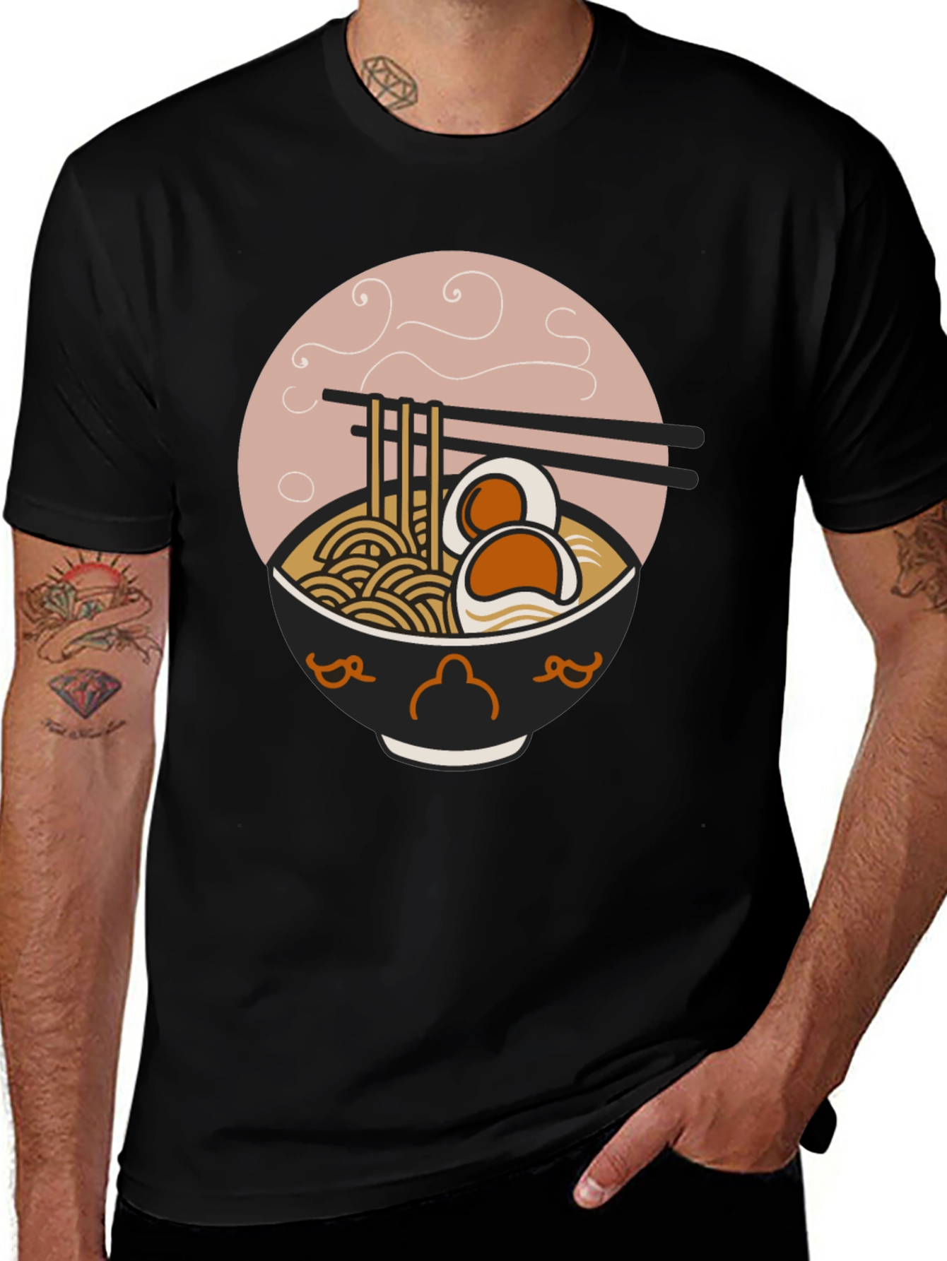 Ramen Bowl Graphic Tee - Stylish & Trendy