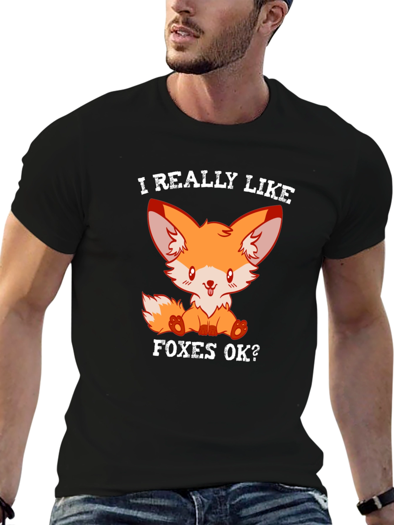 Cute Fox T-Shirt - I Really Like Foxes OK?