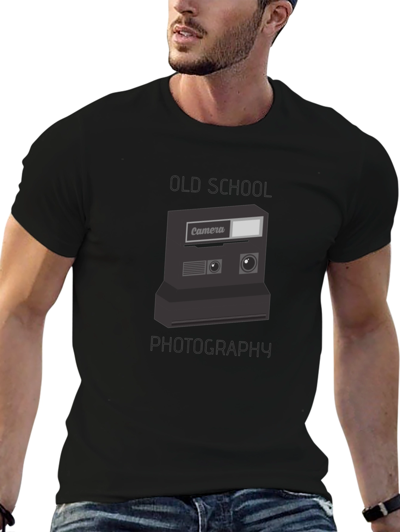 Retro Camera Graphic Tee - Old School Photography Style