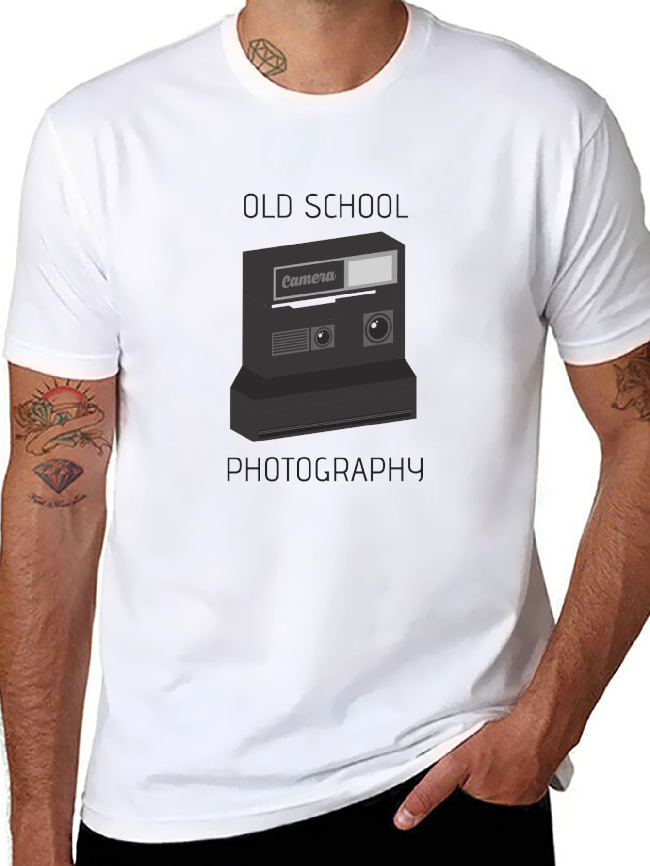 Retro Camera Graphic Tee - Old School Photography Style