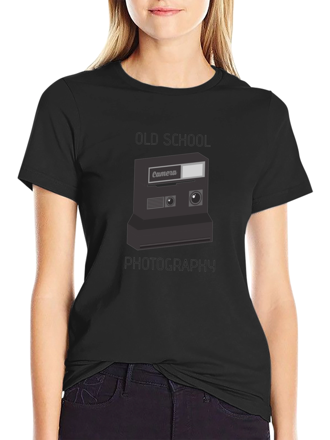 Retro Camera Graphic Tee - Old School Photography Style