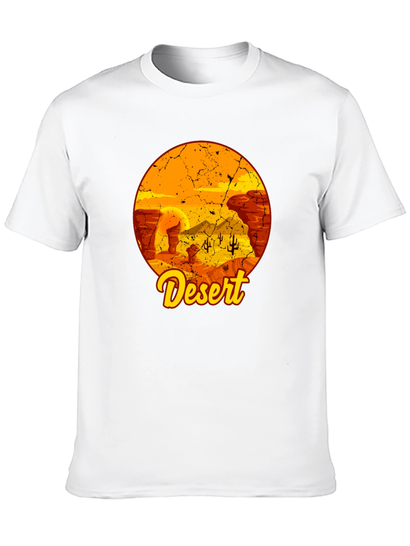 Desert Graphic Tee - Stylish Short Sleeve Shirt