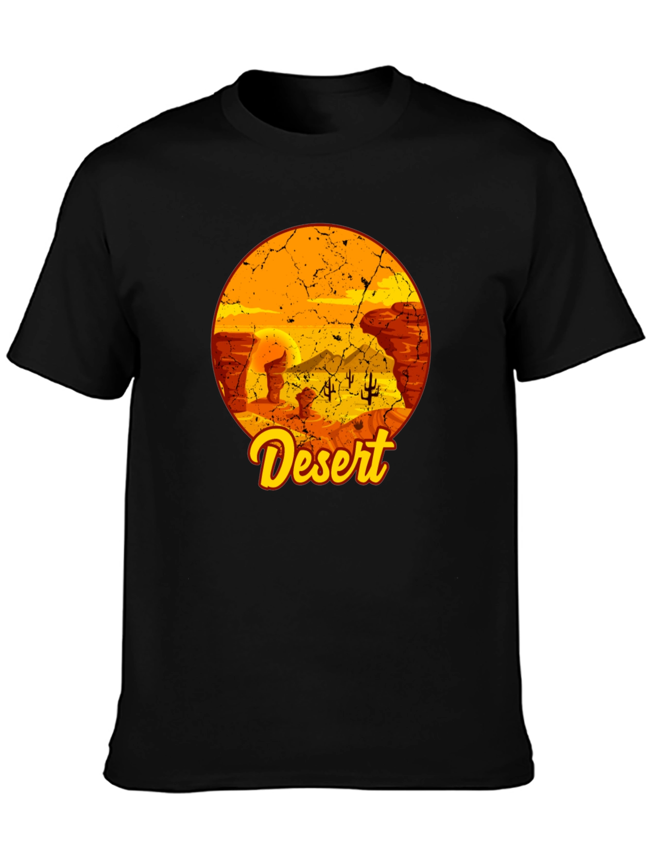 Desert Graphic Tee - Stylish Short Sleeve Shirt
