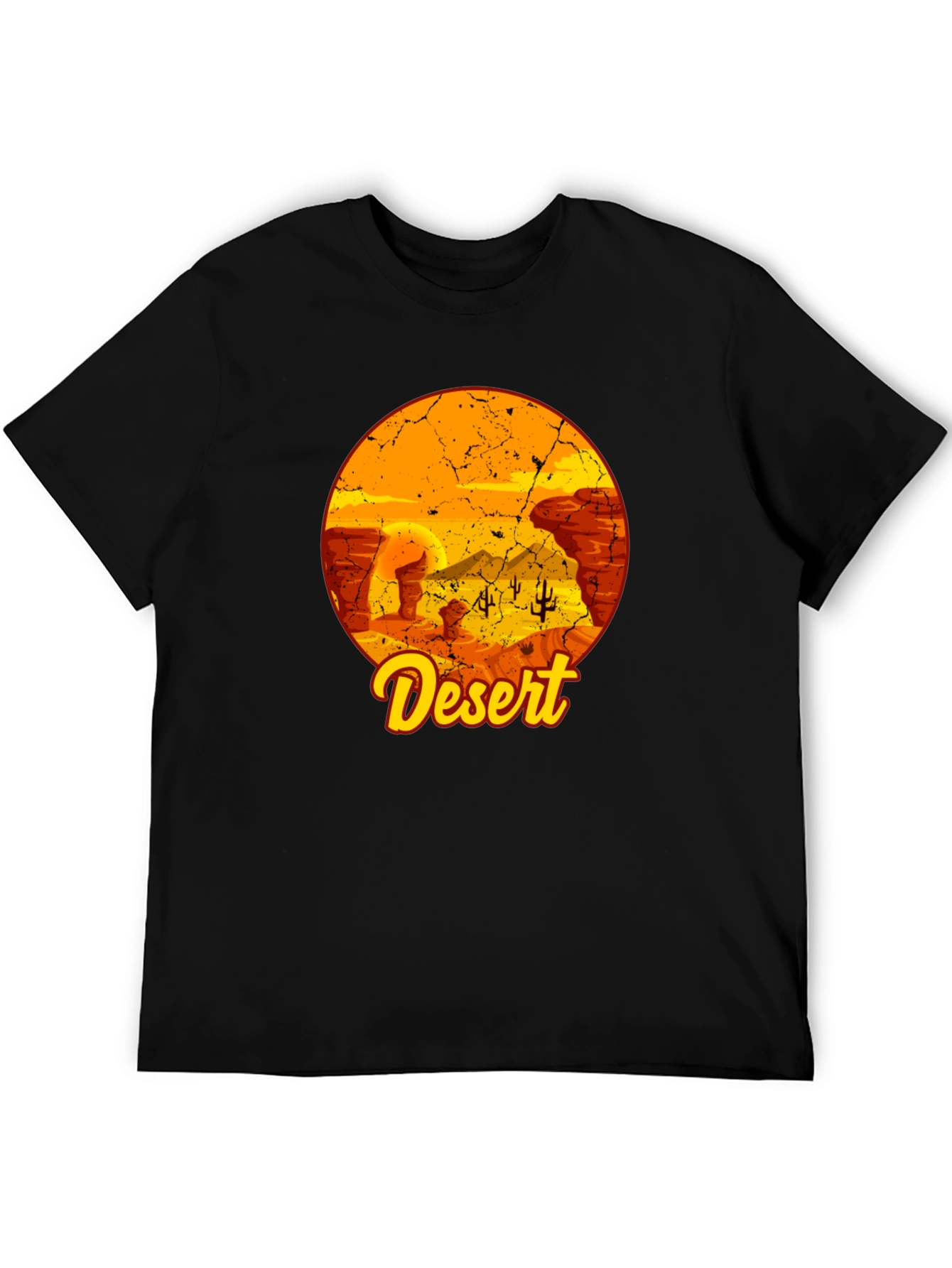 Desert Graphic Tee - Stylish Short Sleeve Shirt