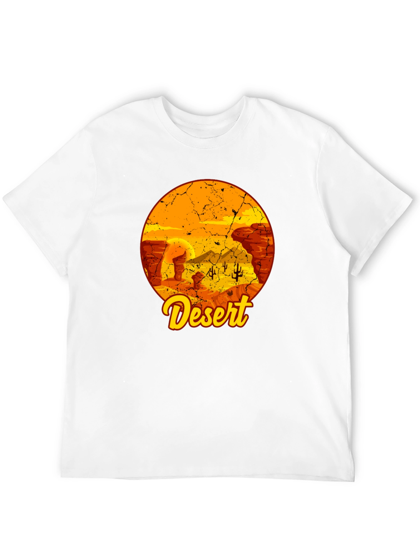 Desert Graphic Tee - Stylish Short Sleeve Shirt