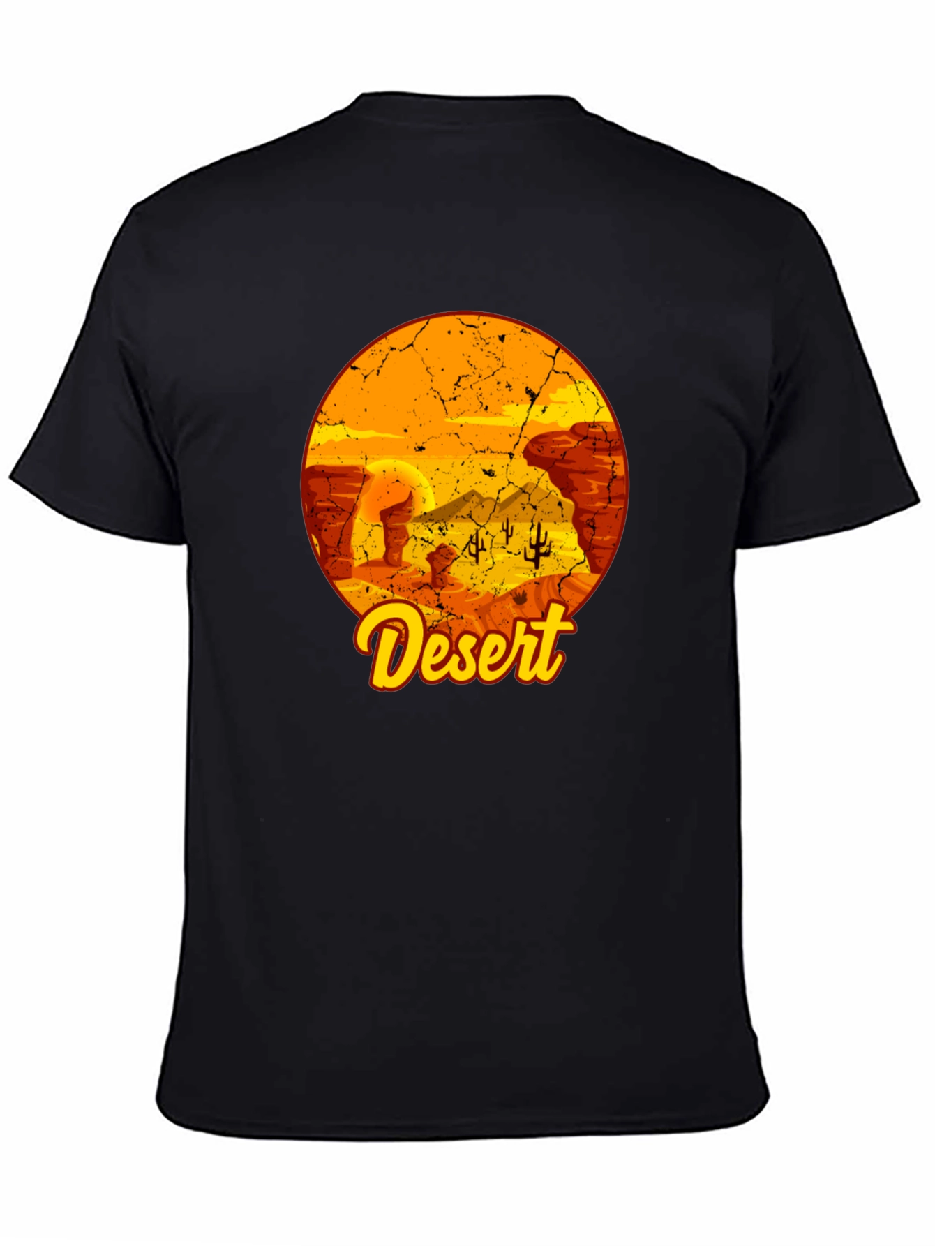 Desert Graphic Tee - Stylish Short Sleeve Shirt