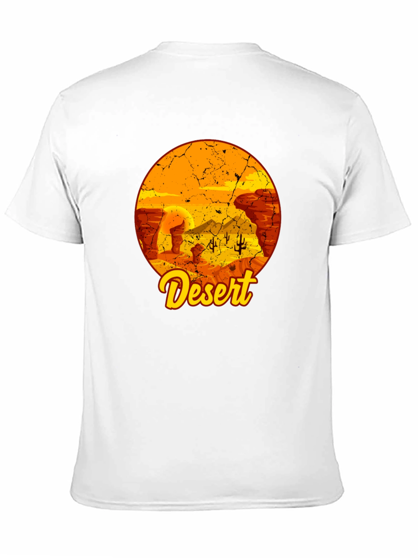 Desert Graphic Tee - Stylish Short Sleeve Shirt