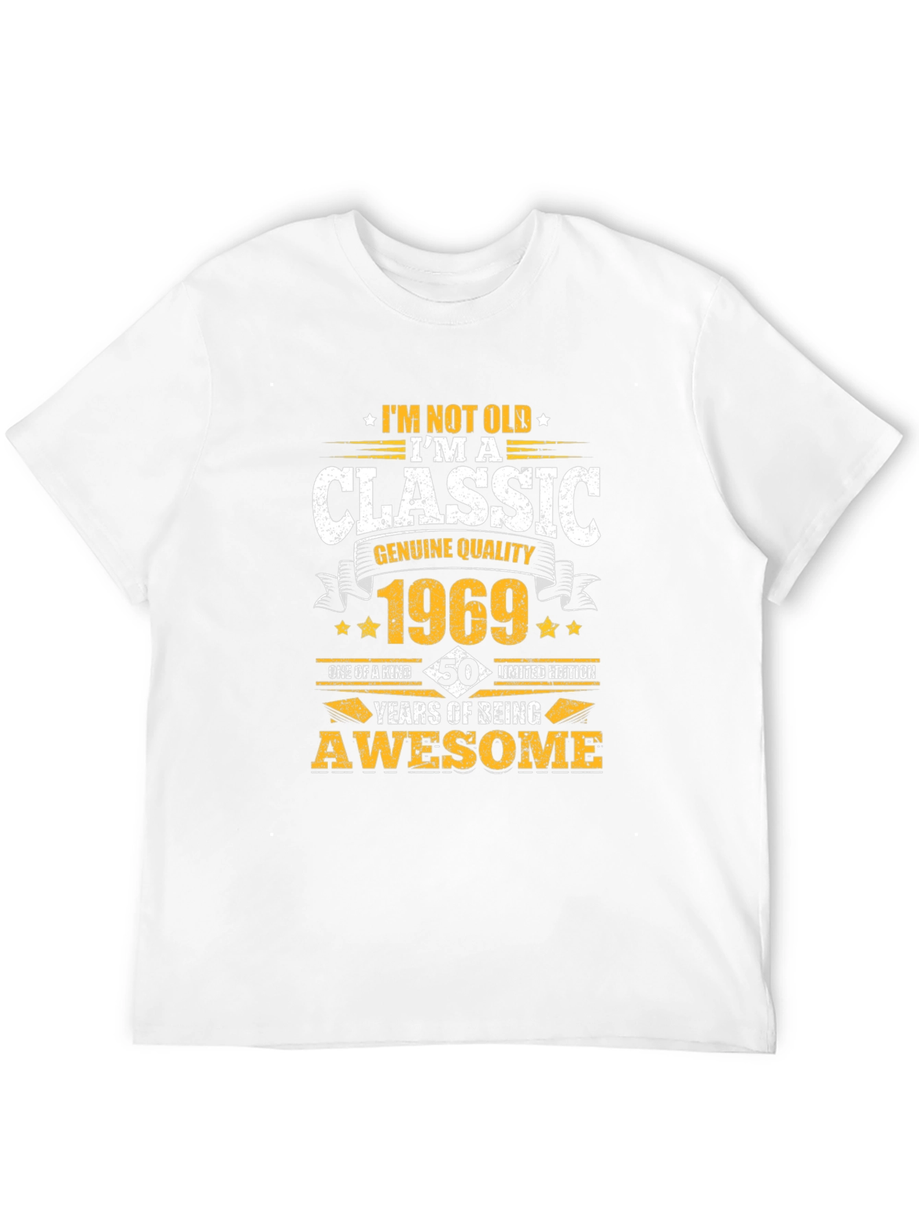 Classic 1969 50th Birthday Awesome Limited Edition T-Shirt