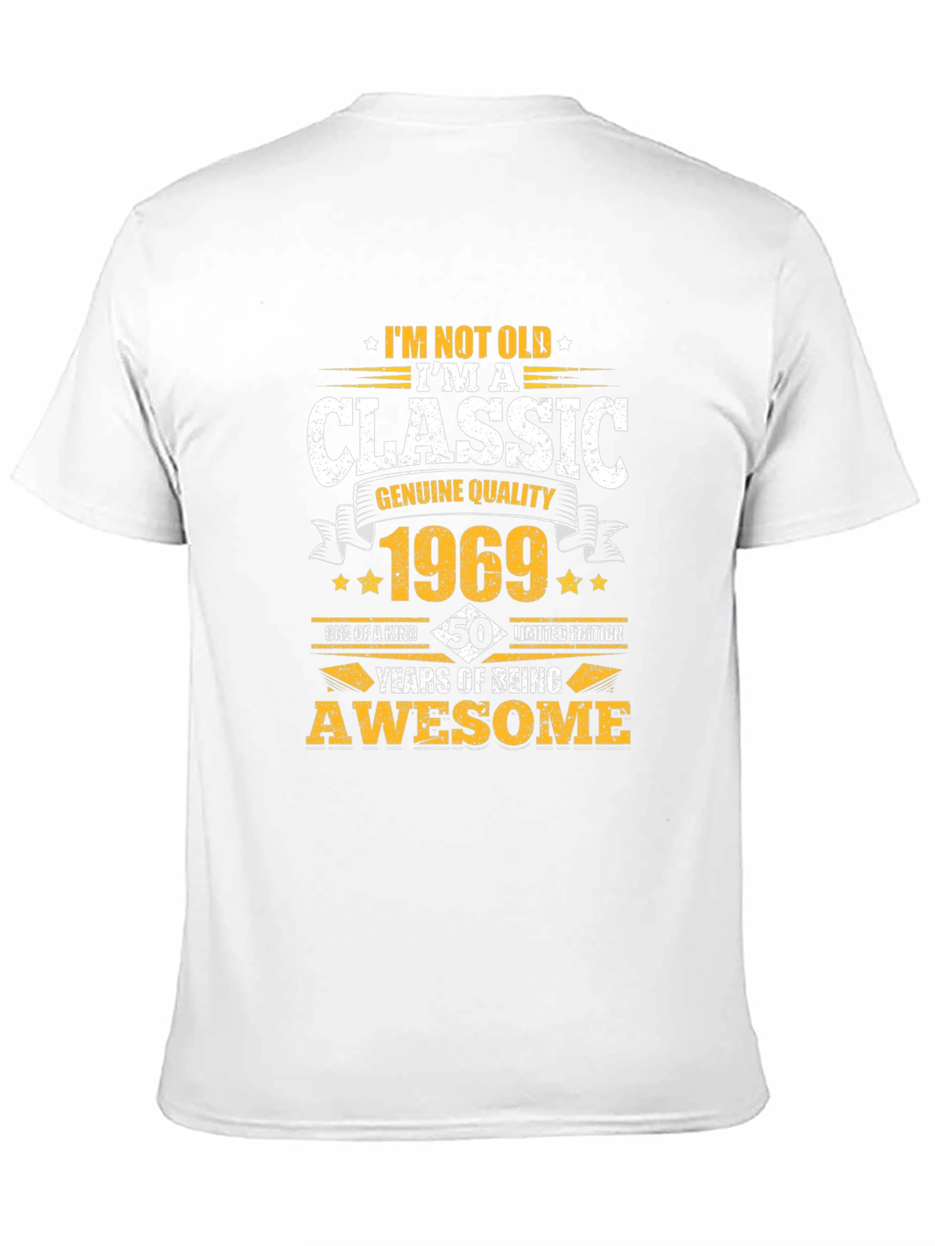 Classic 1969 50th Birthday Awesome Limited Edition T-Shirt