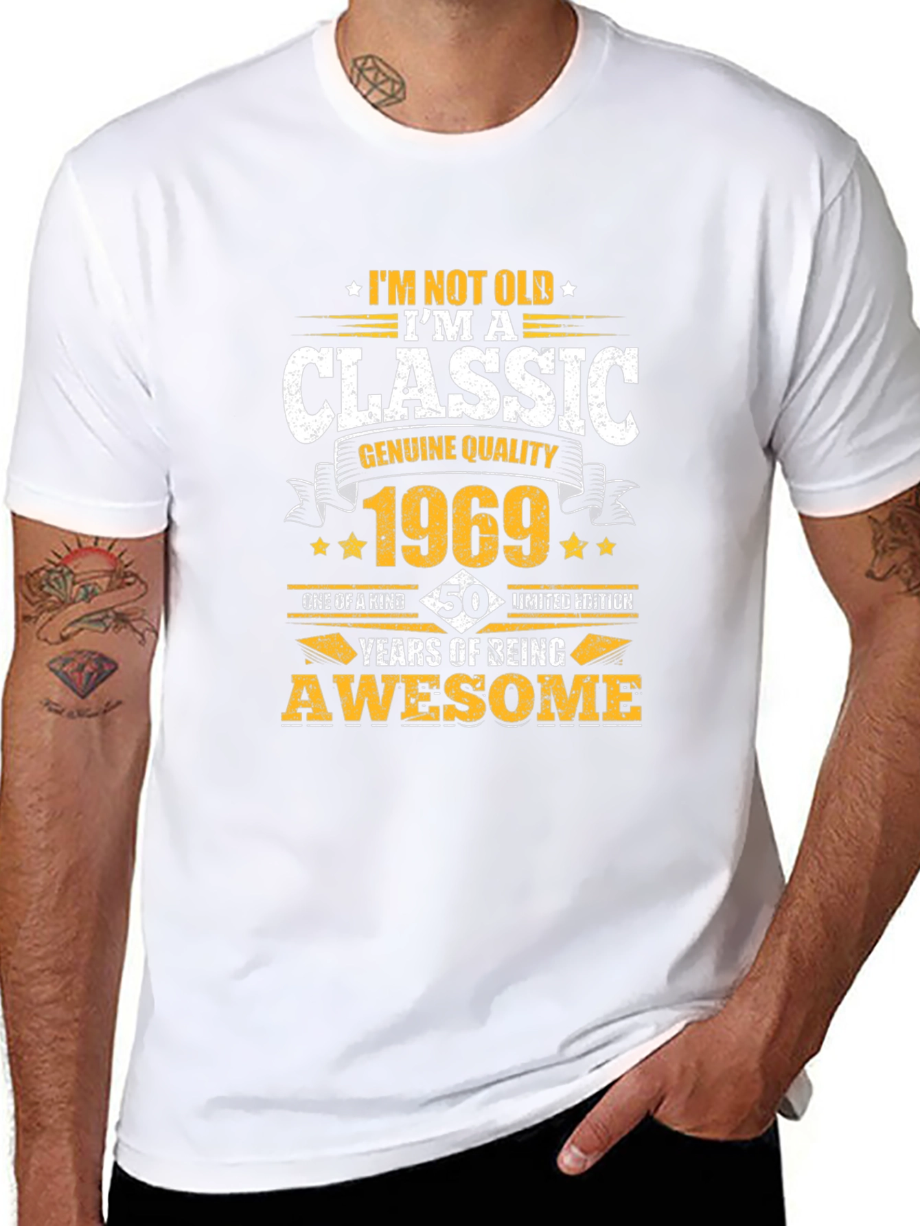 Classic 1969 50th Birthday Awesome Limited Edition T-Shirt