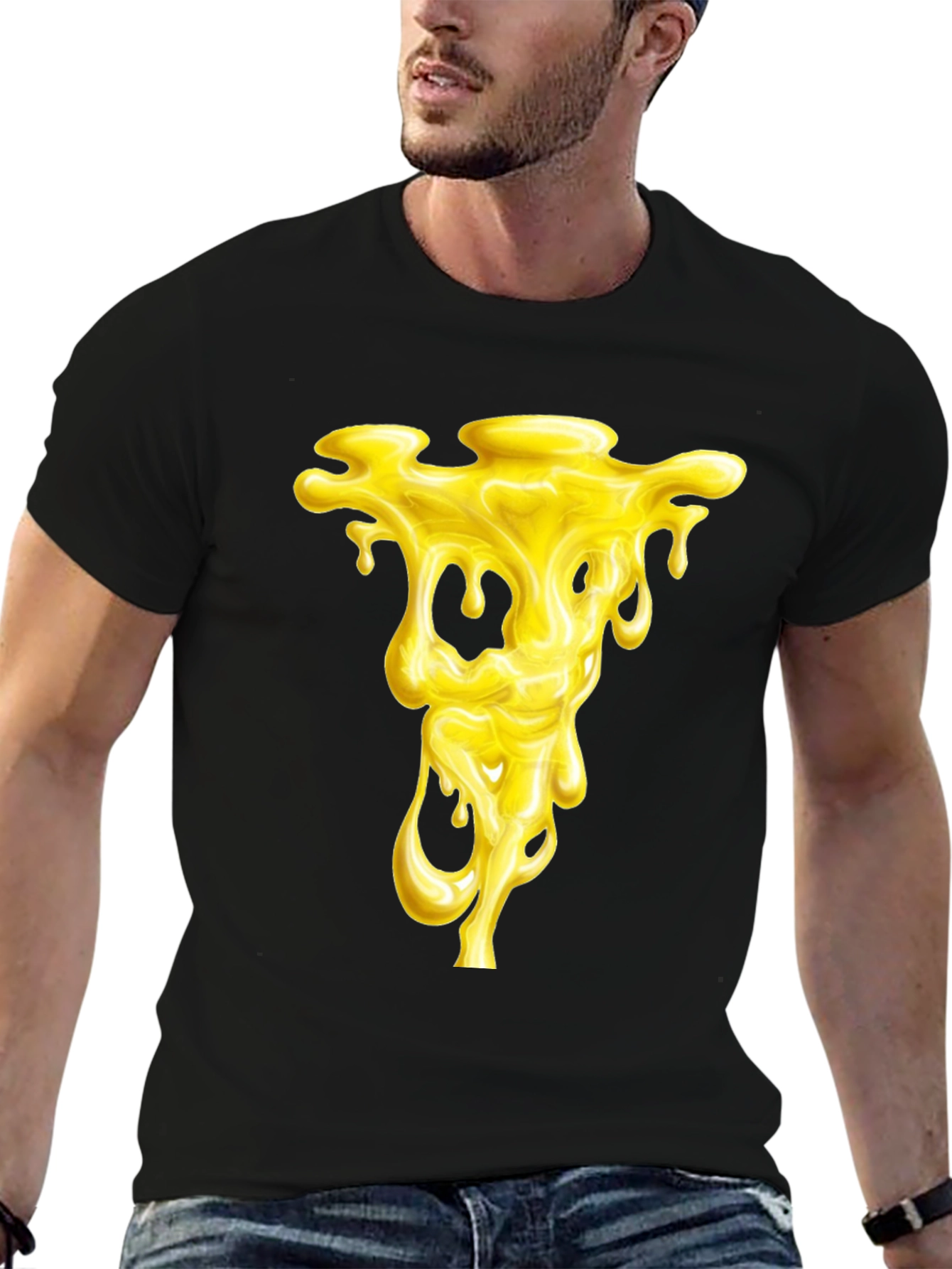 Dripping Honey Graphic Tee - Black