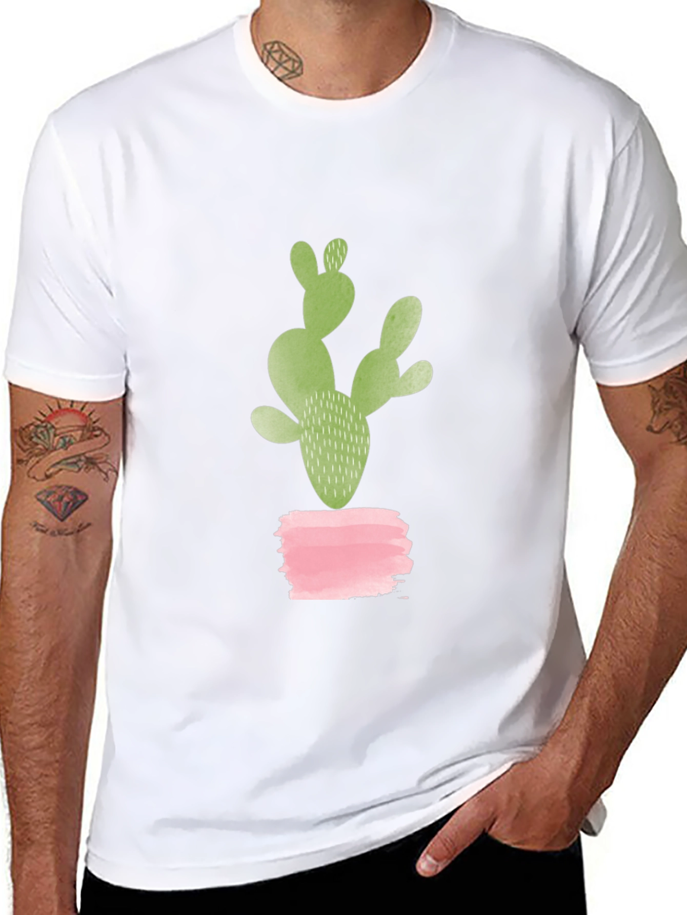Cactus Graphic Tee - Stylish Plant Lover Shirt