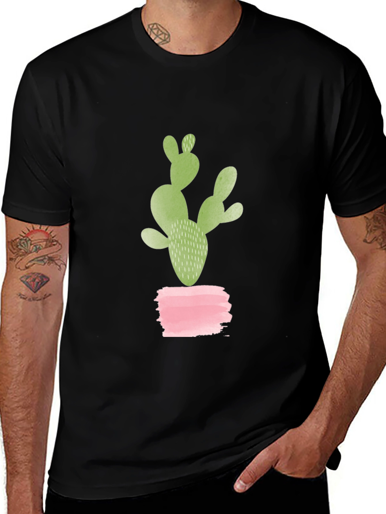 Cactus Graphic Tee - Stylish Plant Lover Shirt