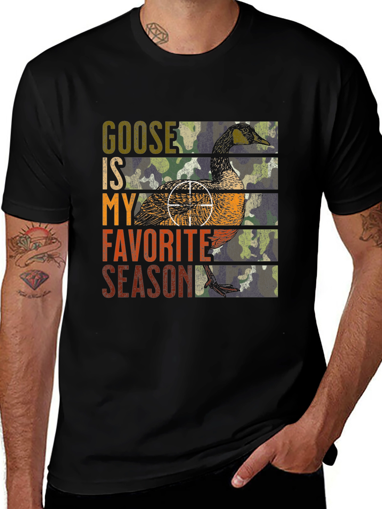 Goose Hunting Season Graphic Tee