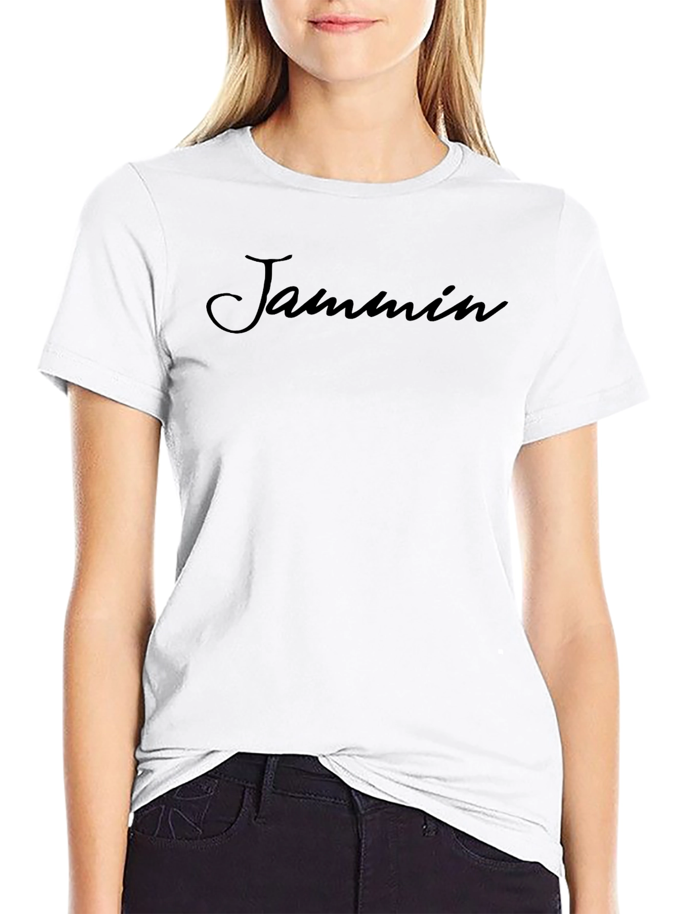 Jammin Graphic Print Crew Neck T-Shirt