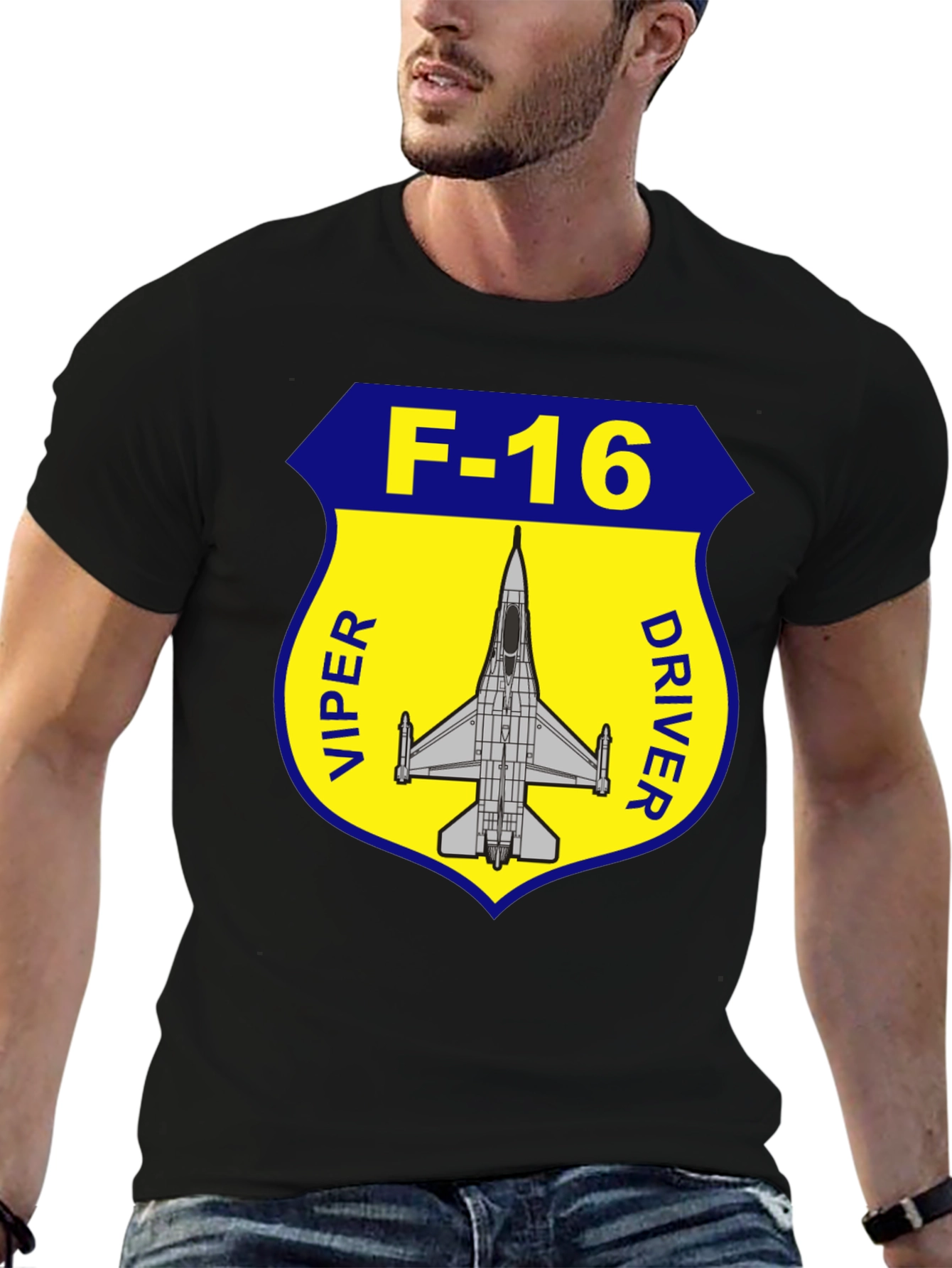 F-16 Viper Driver Graphic T-Shirt