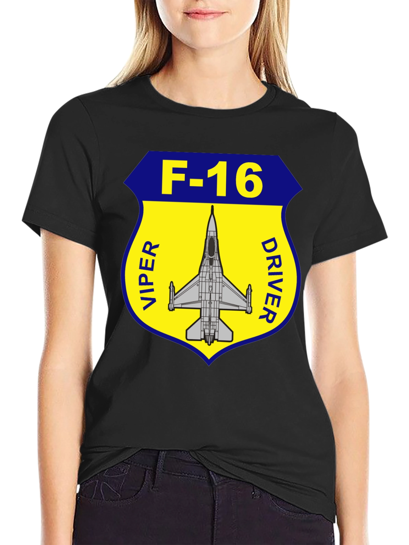 F-16 Viper Driver Graphic T-Shirt