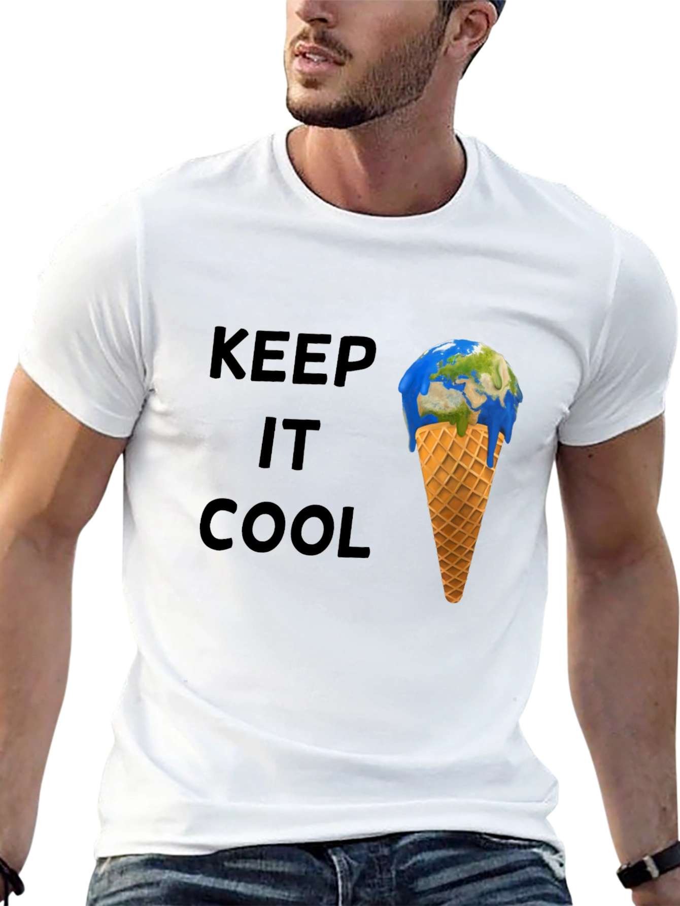 Keep It Cool Earth Ice Cream T-Shirt