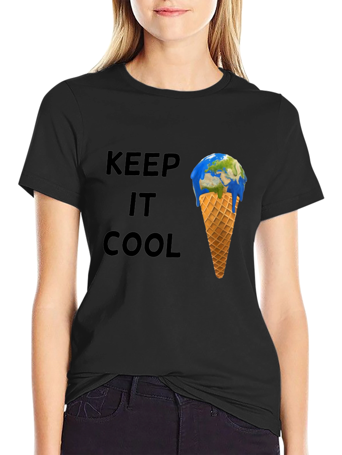 Keep It Cool Earth Ice Cream T-Shirt