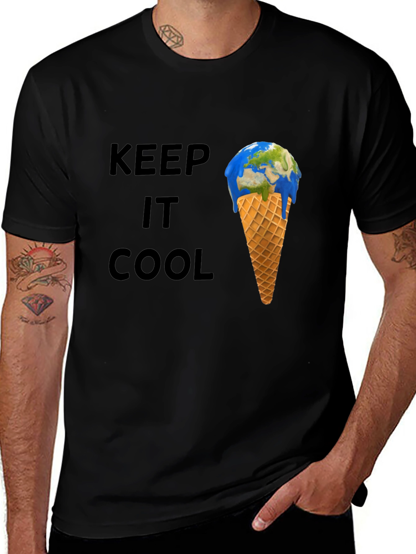 Keep It Cool Earth Ice Cream T-Shirt